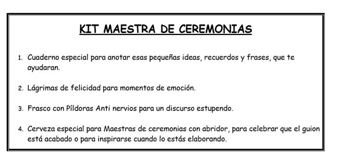 instrucciones