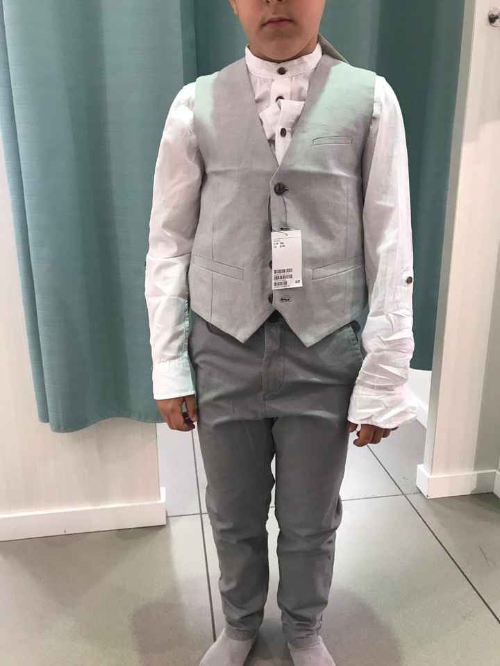 mi hijo por delante