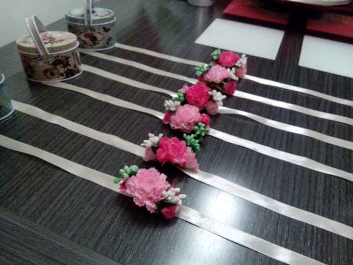 Corsage damas de honor diy - 1