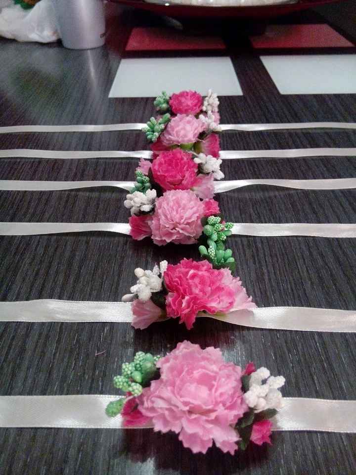 Corsage damas de honor diy - 2