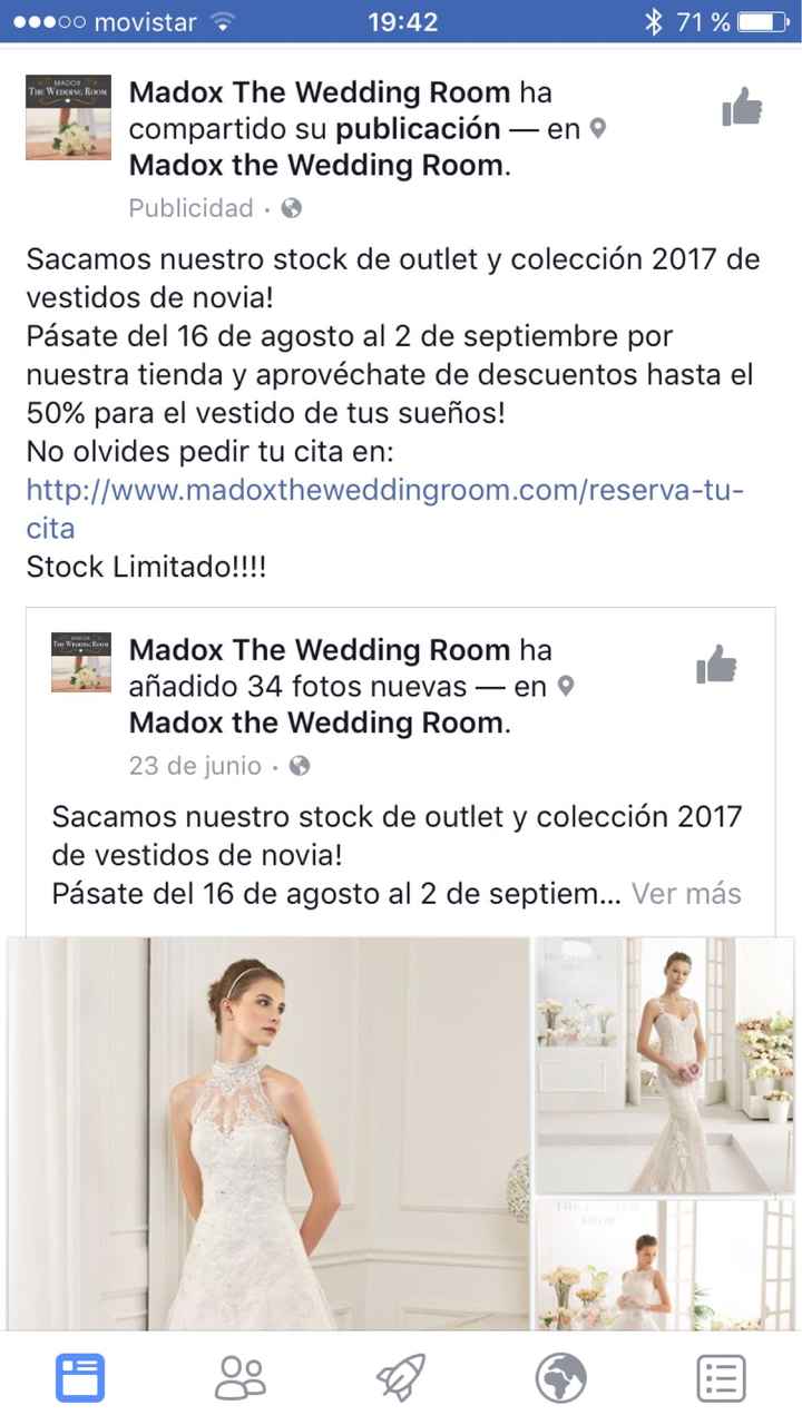 Vestidos novia en oferta !!! - 1
