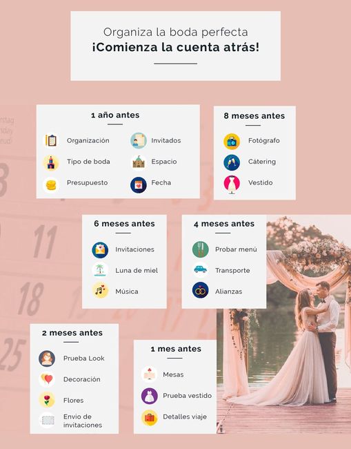 Lista de cosas que hacer en una boda 1