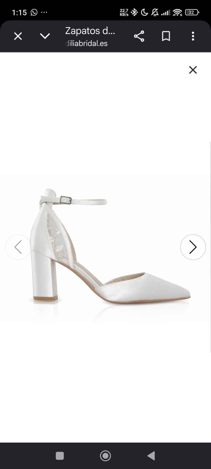 Zapatos de boda cómodos comprados online Odilia Bridal - 1