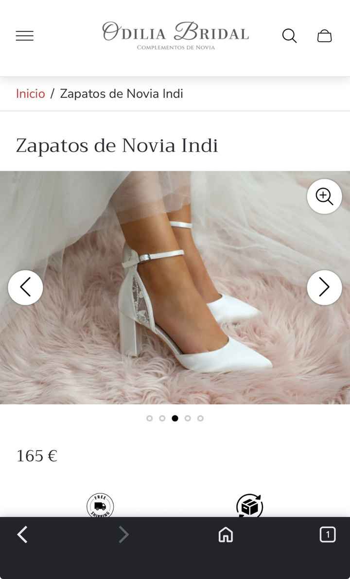 Zapatos de boda cómodos comprados online Odilia Bridal - 2