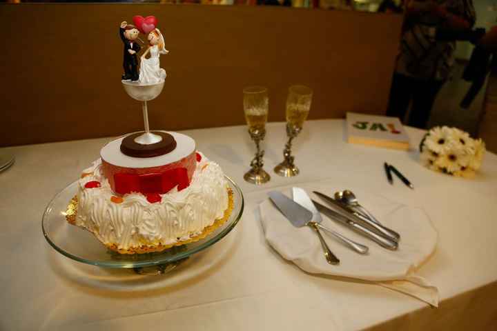 Nuestros muñecos de la tarta