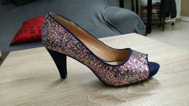 Zapatos con purpurina? - 1
