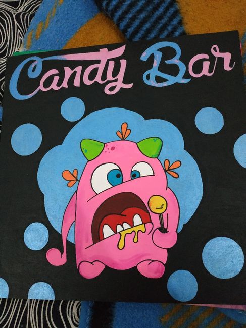 Ideas para el cartel del candy bar 5