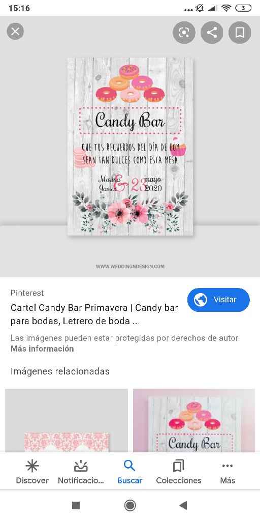 Ideas para el cartel del candy bar - 3