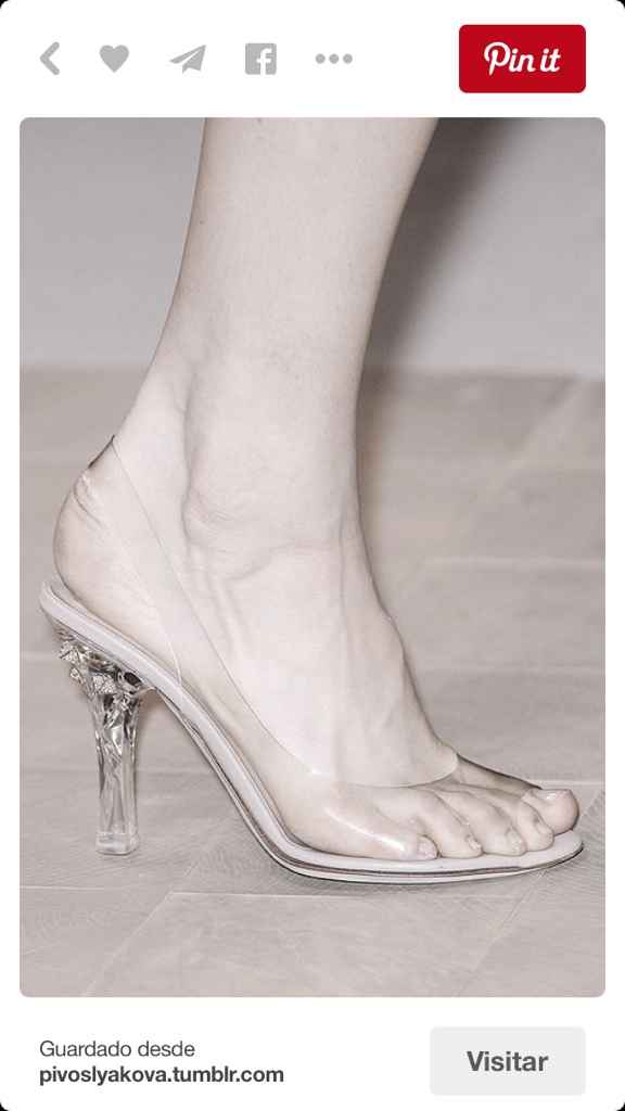 Zapatos de novia transparentes - 1