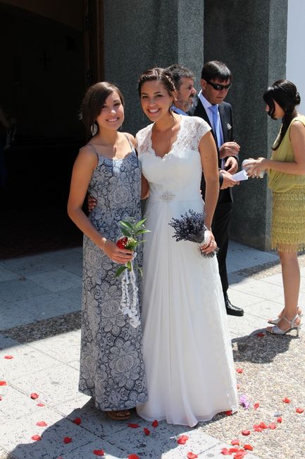 vestido de fiesta de lugonovias confeccionado en blanco 