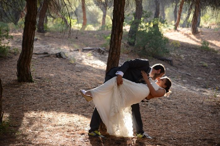 Eva y Luisete post-boda