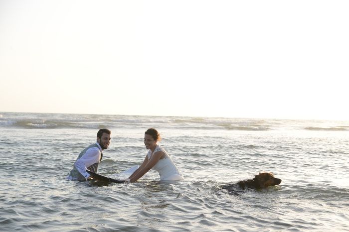 os gusta el surf? Eva y Luisete post-boda
