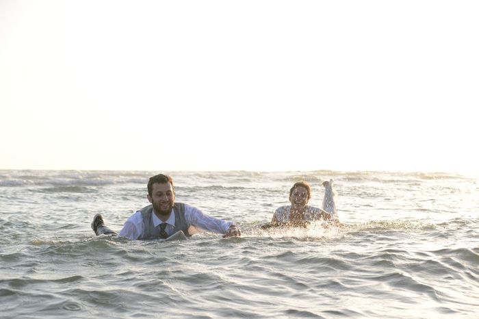 os gusta el surf? Eva y Luisete post-boda