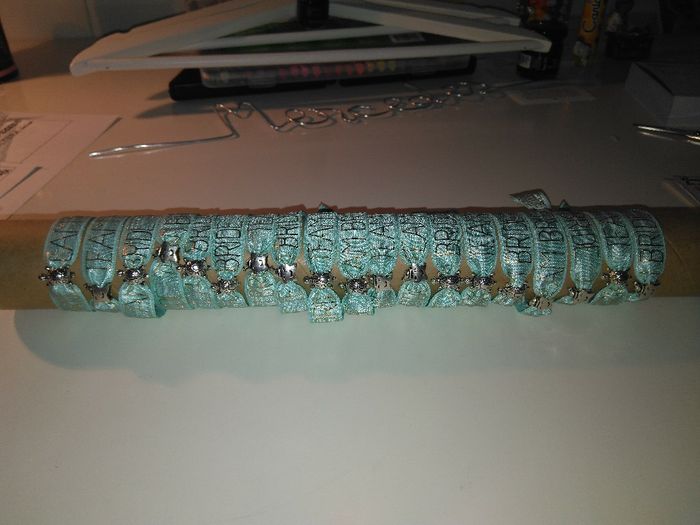 Pulseras despedida, mi primer diy - 2