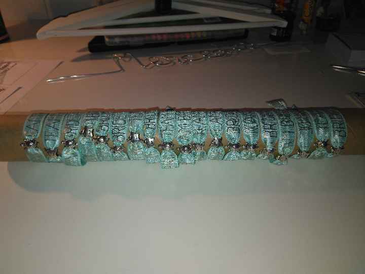 Pulseras despedida, mi primer diy - 2