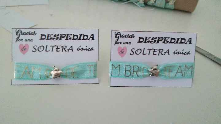 Pulseras despedida, mi primer diy - 3