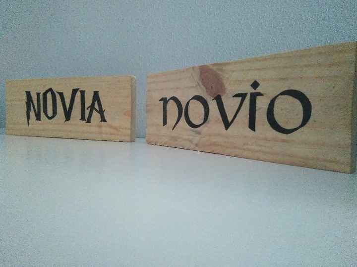 Carteles novios - 1