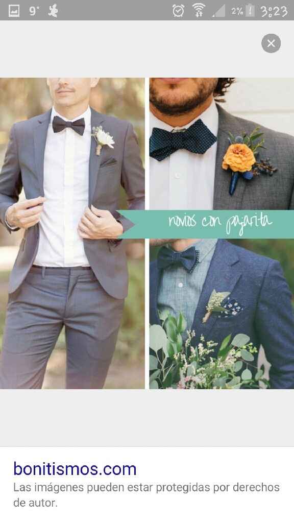Traje de novio con pajarita , ¿ con o sin chaleco ? - 11