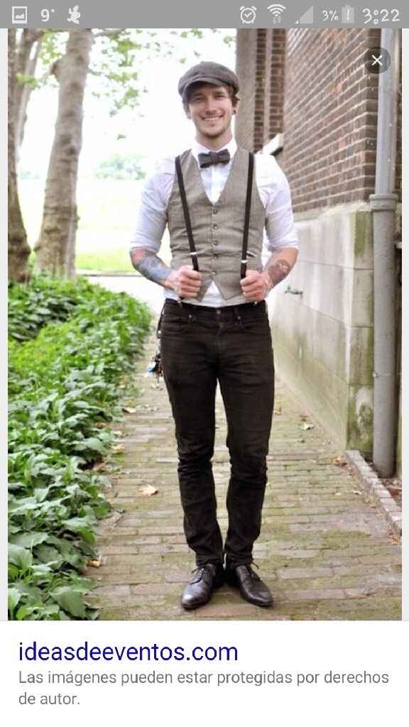 Traje de novio con pajarita , ¿ con o sin chaleco ? - 13