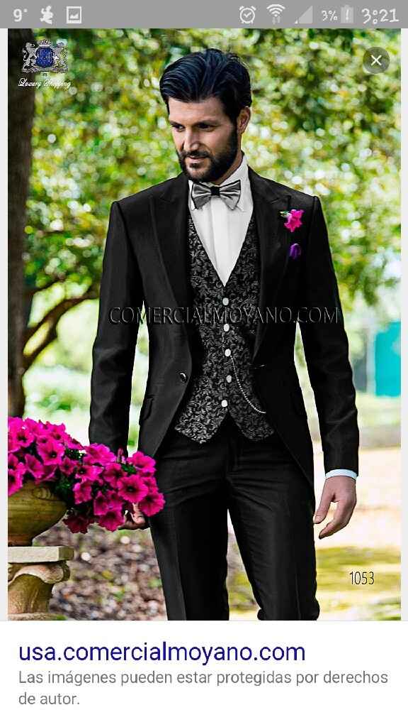 Traje de novio con pajarita , ¿ con o sin chaleco ? - 15