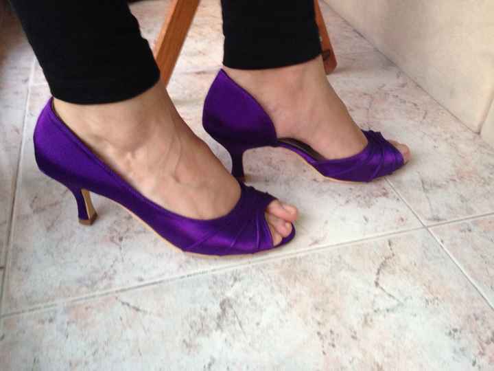 Zapatos morados. - 1