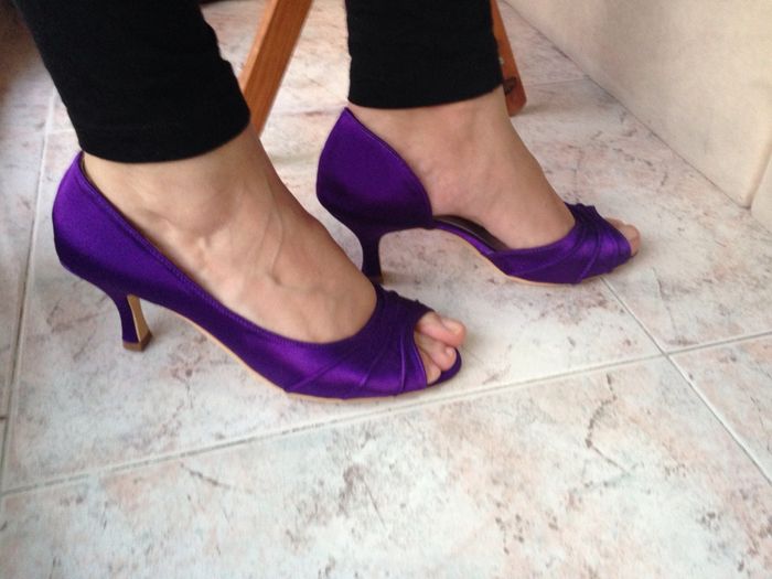 Zapatos morados. - 1