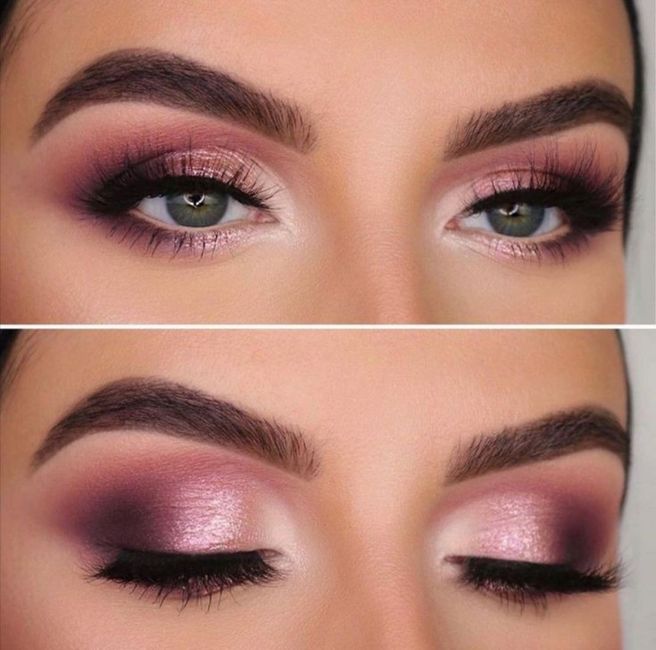 Maquillaje de ojos rosas 10