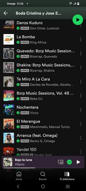 Canciones barra libre 2