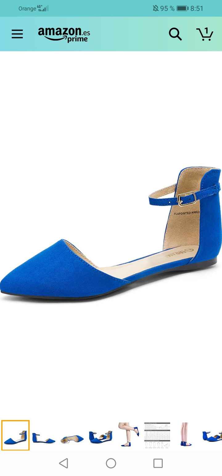 Zapatos azules económicos - 1