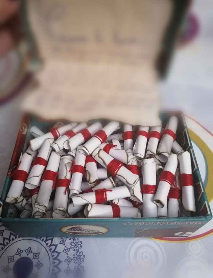 Tarjetas escritas para invitados - 1