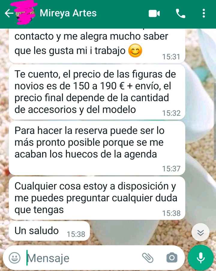 Muñecos de tarta Mireya Artes (precios!!) - 2