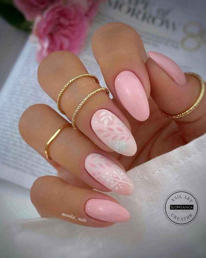 Diseños de uñas rosas - 5