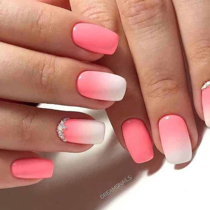 Diseños de uñas rosas - 14