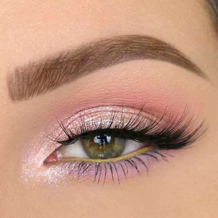 Maquillaje de ojos rosas - 8