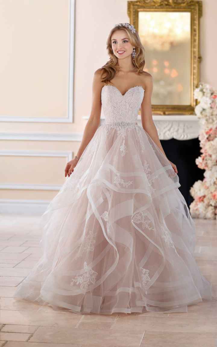 Vestidos de novia en rosa - 2