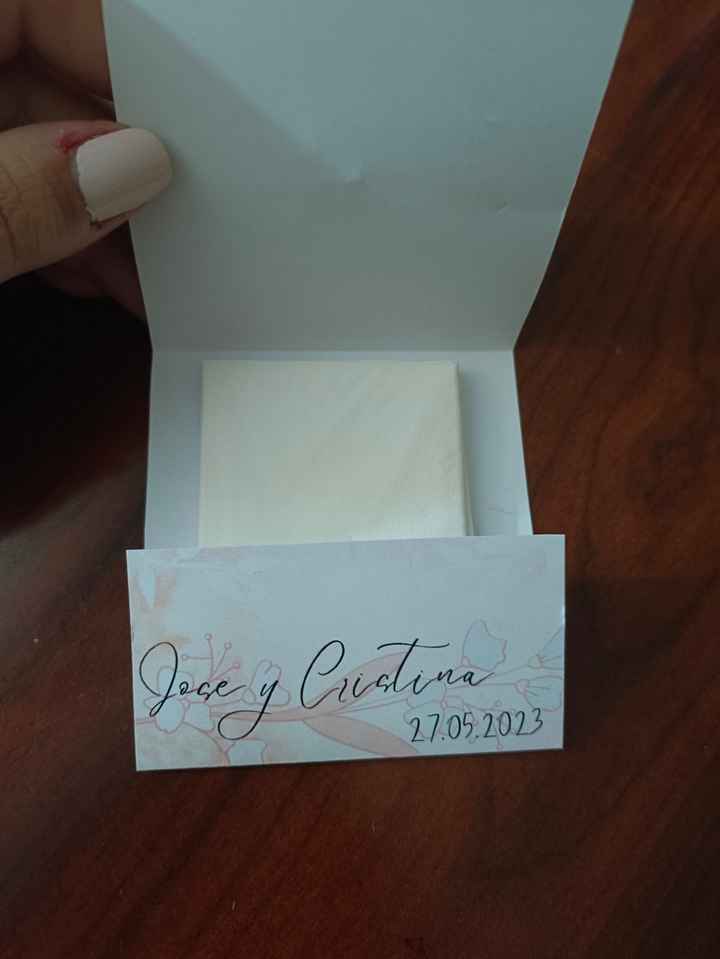 Bolsitas a la llegada de los invitados - 2
