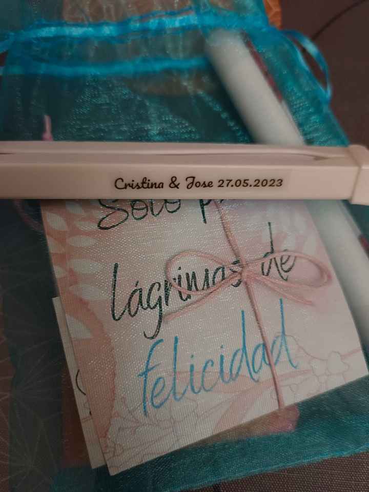 Bolsitas a la llegada de los invitados - 1