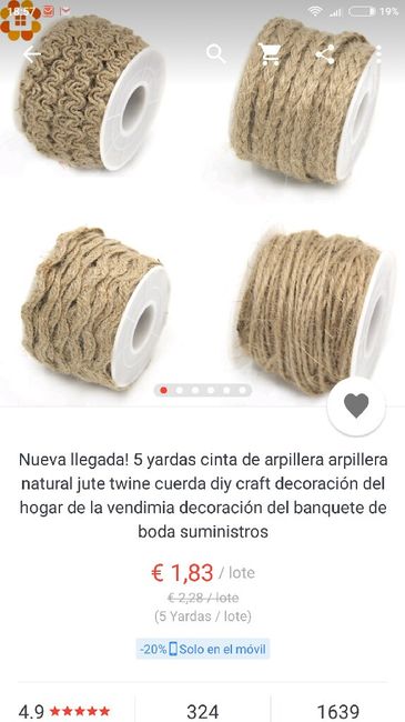 Copas de novios materiales - 1