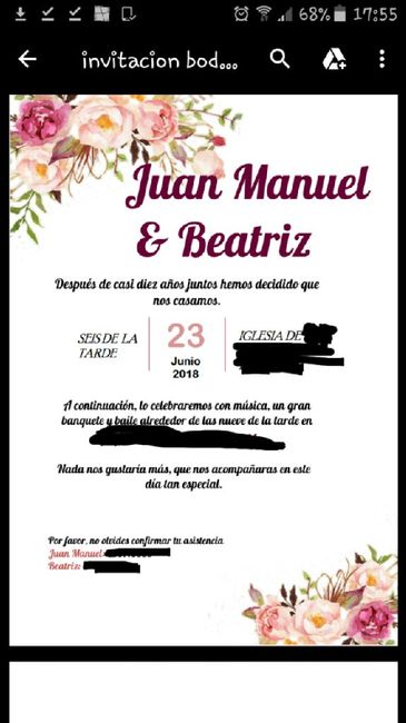  Mis invitaciones. Cual os gusta más - 1