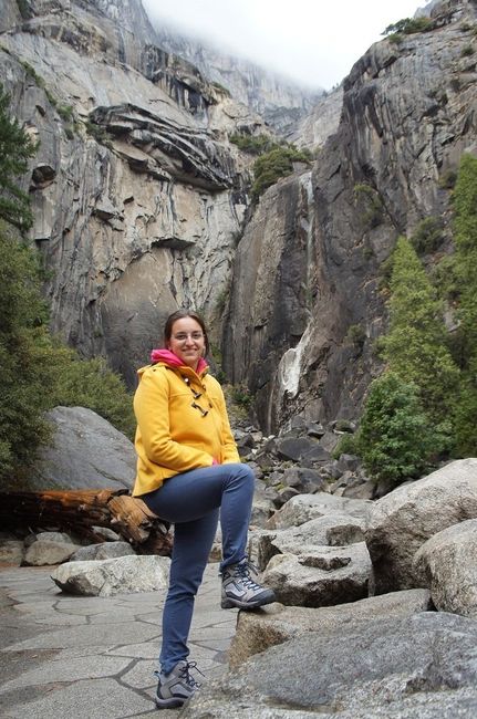 waterfall yosemite