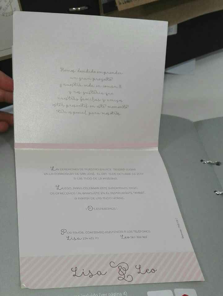 Invitaciones de boda - 2