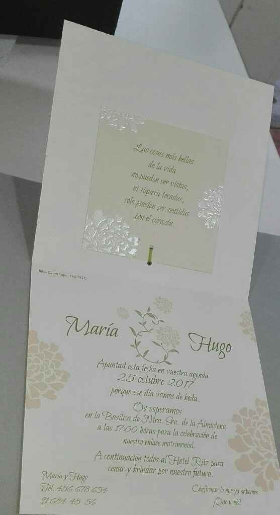 Invitaciones de boda - 6