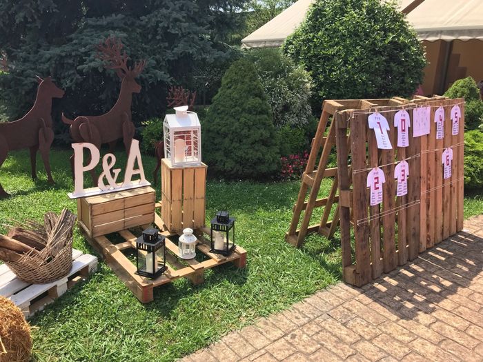 Ideas para decorar las mesas de los invitados y también el tablón donde los invitados tienen que mirar donde van 1