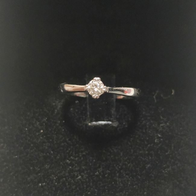 Anillo de compromiso/ pedida - 1