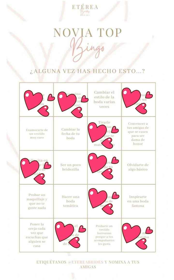 Bingo de novia, ¡a ver quién me supera! - 1