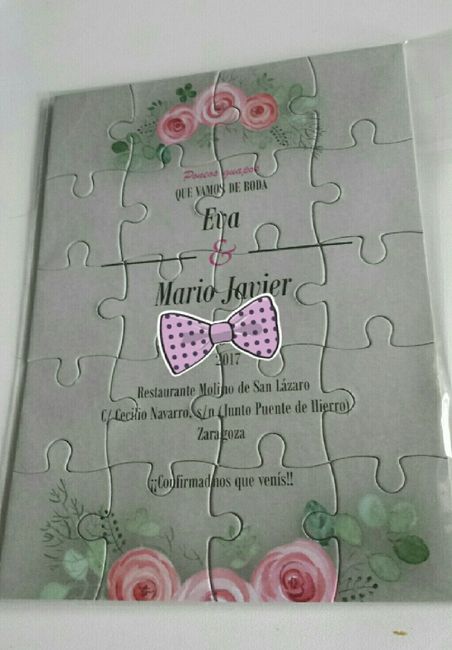  Mis invitaciones puzzle !! - 1