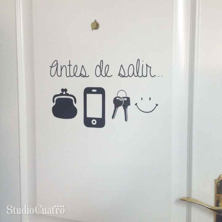 Antes de salir...