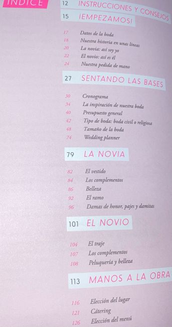 Mi agenda de boda. 2