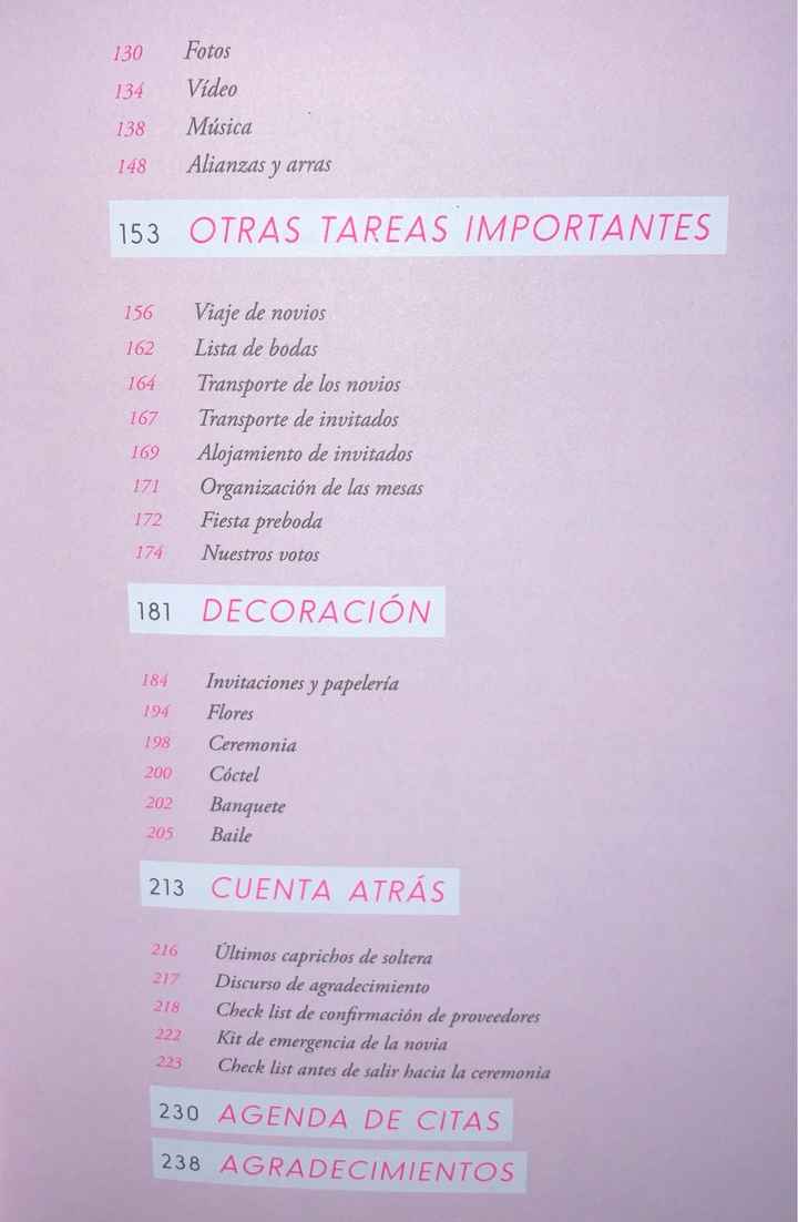 Mi agenda de boda. - 3