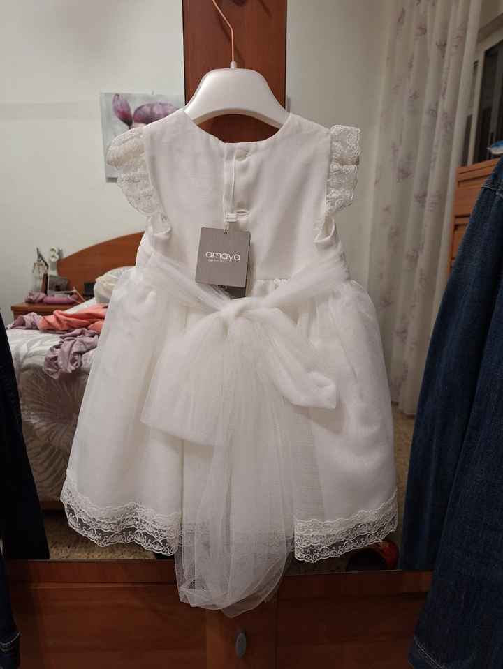 Ya tenemos el vestido de la bebé 👶🏼🤍 - 2